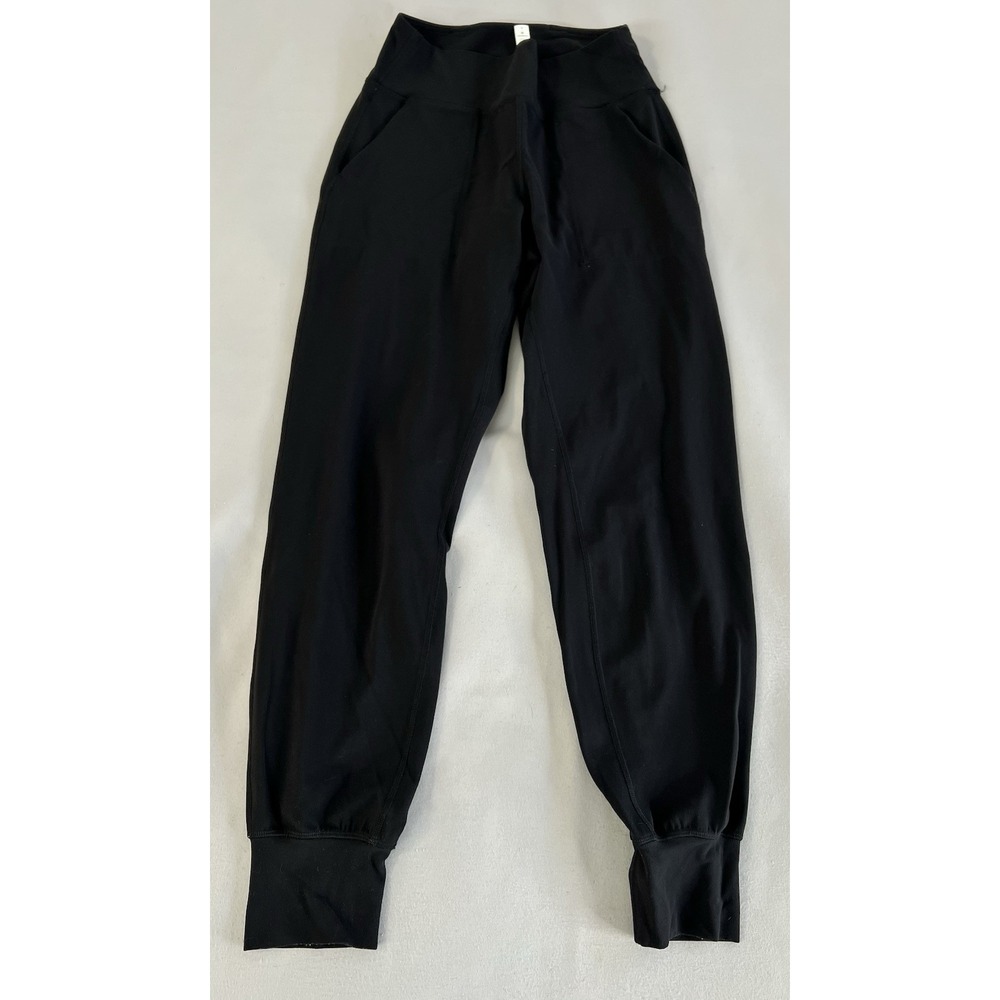 Lululemon Pants Womens 6 Black Align High-Rise Jogger Cuffed Pockets